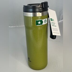 Stanley + Starbucks Stainless Steel Traveler Tumbler Military Green Cup